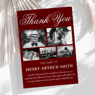 Custom Thank You Sympathy Photo