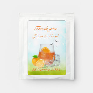Custom Thank you  Tea Bag Drink Mix