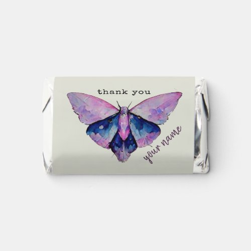 Custom Thank you Watercolor Birthday Baby Shower Hersheys Miniatures