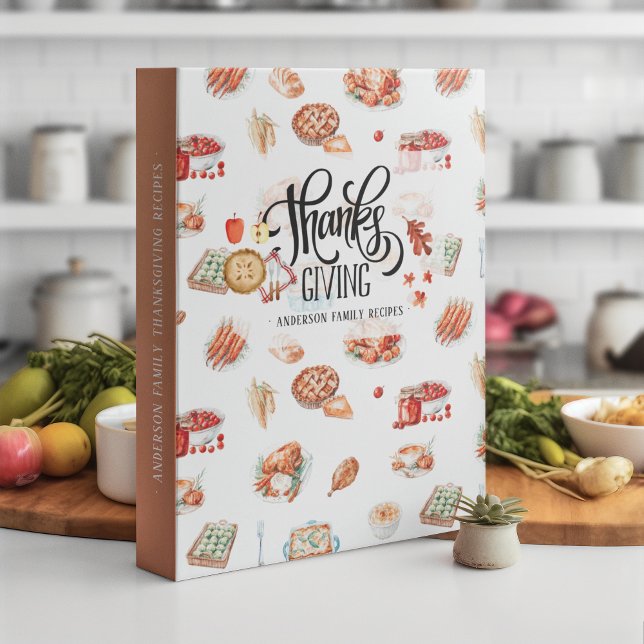 Custom Thanksgiving Family Recipe Binder (Creator Uploaded)