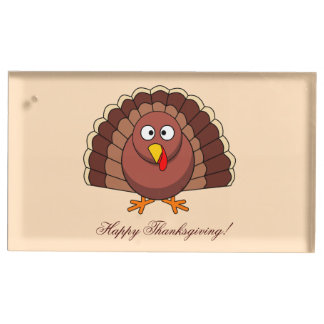 Custom Thanksgiving Place Card Holders Turkey