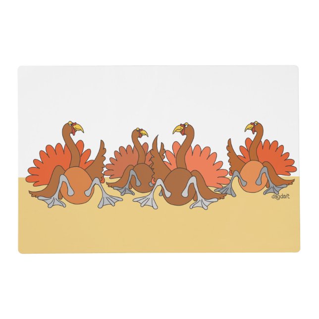 Custom Thanksgiving Placemat (Front)