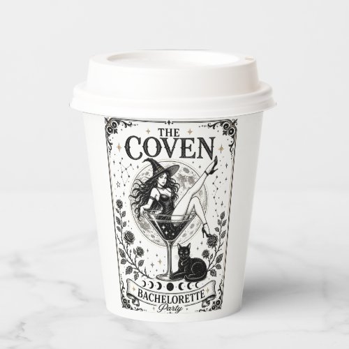 Custom The Coven Tarot Card Bachelorette Party Paper Cups