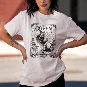 Custom The Coven Tarot Card Bachelorette Party T-Shirt