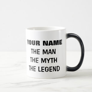 Bobby Name Personalised Funky Gift The Man The Myth The Legend Mug 