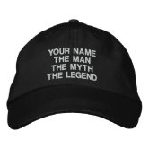 Sports Hat, Ironic Embroidered Sports Fan Hat