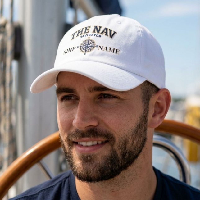 Custom The Nav Personalized Name Classic Navigator Hat (Creator Uploaded)