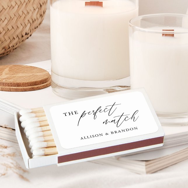 Custom The Perfect Match Elegant Wedding Matches (Creator Uploaded)