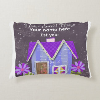 Custom The Signature Whimsy (Pink & Teal) Keychain Accent Pillow