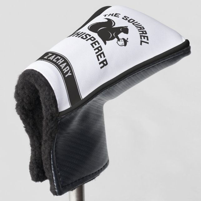 Custom The Squirrel Whisperer | Squirrel Lover Golf Head Cover (3/4 Front)