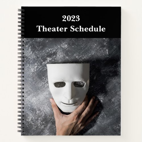 Custom Theater or Drama Club Notebook