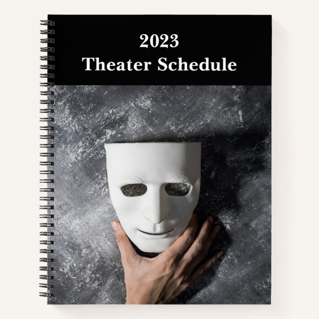 Custom Theater or Drama Club Notebook (Front)