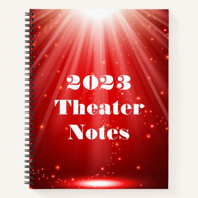 Custom Theater or Drama Department Notebook (Front)