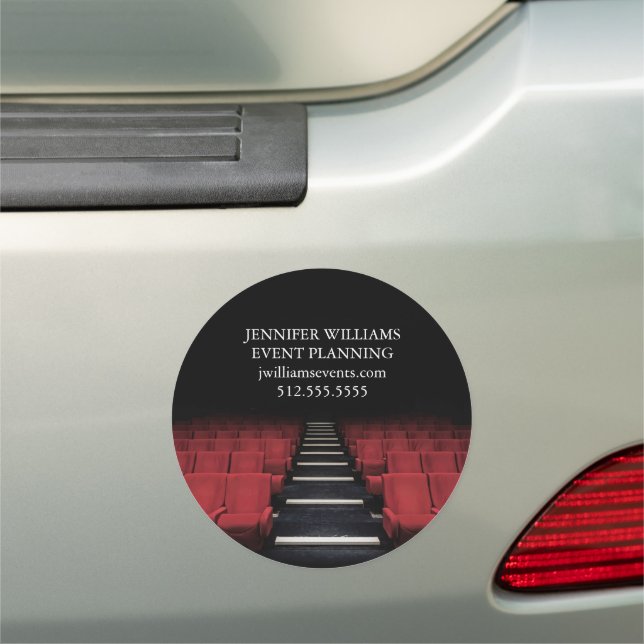 Custom Theatre Performing Arts Event Planner Car Magnet (In Situ)