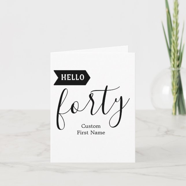 Custom  theme style, elegant birthday template (Front)