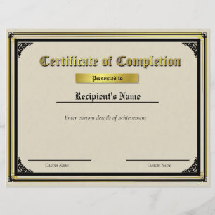 Custom Thin Blue Line Flag Certificate