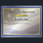 Custom Thin Blue Line Flag Certificate<br><div class="desc">Our Thin Blue Line certificates are the prefect way to recognize achievement, promotion, completion or appreciation. It is an inexpensive and proven way to boost morale in any organization. Our original designs are not just limited to law enforcement, government and police agencies. They are also a beautiful method of recognition...</div>