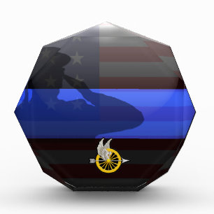 Custom Thin Blue Line Plaque