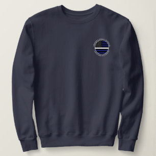 Custom Thin White Line USA Flag EMS EMT  Sweatshirt
