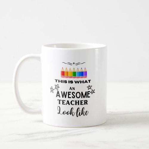 custom this is what an awesome teacher gifts coffee mug