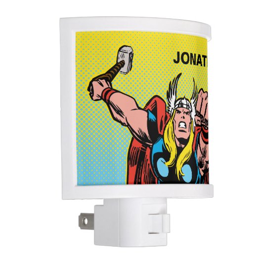 Custom Thor Punching Attack Night Light (Right)