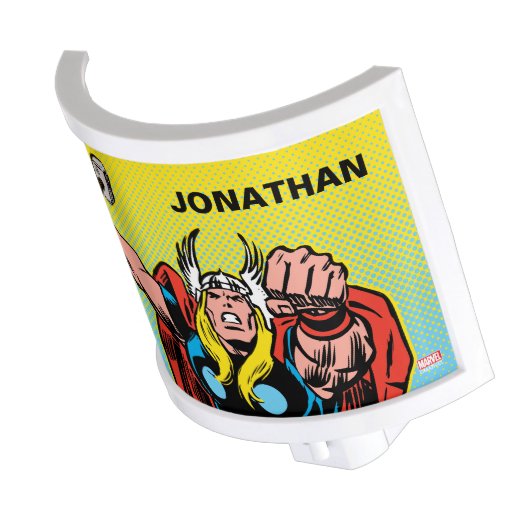 Custom Thor Punching Attack Night Light (Angled)