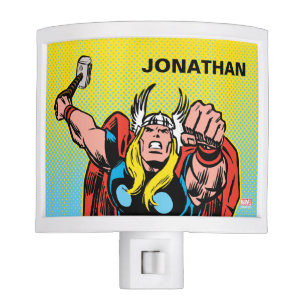 Custom Thor Punching Attack Night Light