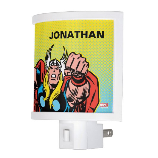Custom Thor Punching Attack Night Light (Left)