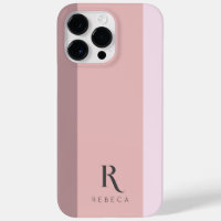Custom Three Color Block Dusty Rose Gold Pastel