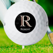 Custom Three-layered Monogram With First Name Golf Balls at Zazzle