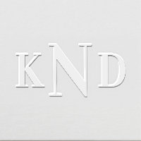 Custom Three Letter Initials Monogram