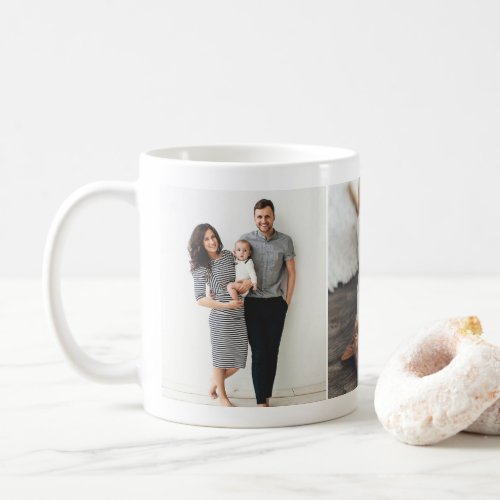 Custom Three Photo Collage Mug