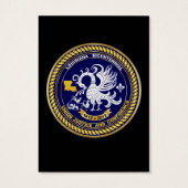 Custom Throw Card fleur de lis (Back)