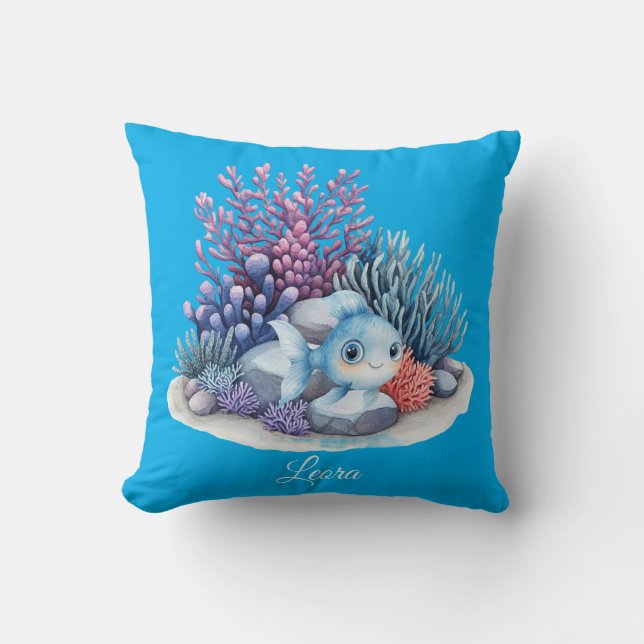 Custom Throw Pillow (Front)