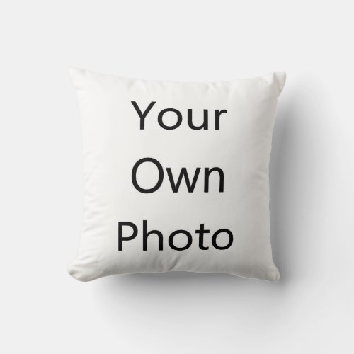 Custom Throw Pillow from your own photo