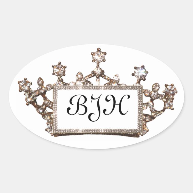 Custom Tiara Label Stickers (Front)