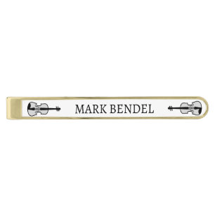 Custom tie bar clip for classical musician members