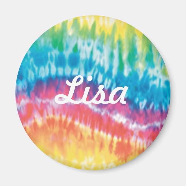 Custom Tie Dye Magnet (Front)
