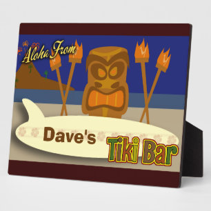 Custom Tiki Bar Sign Plaque