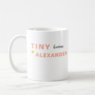 Custom Tiny Human Tamer Mug, Teacher Mom Mother Coffee Mug