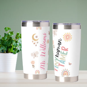 Custom Tiny Human Tamer Teacher Insulated Tumbler