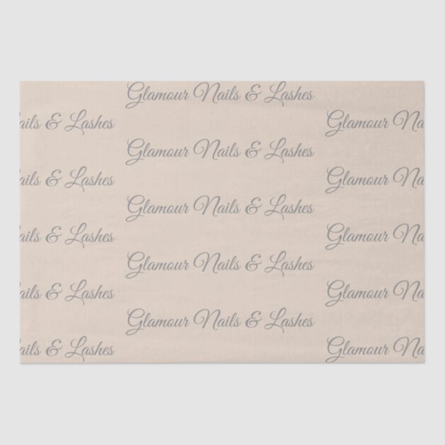 Custom Tissue Paper for Beauty Packaging (Front)