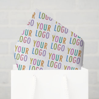 Custom Tissue Paper with Logo Online USA White