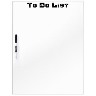 Custom To Do List Dry Erase Board for Daily Tasks