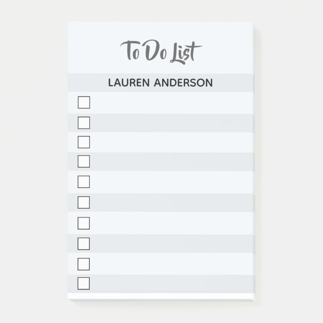 Custom To-Do List Notes (Front)