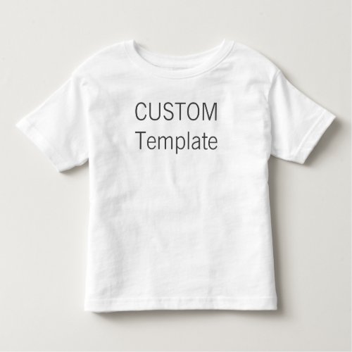 Custom Toddler Cotton T_Shirt Blank Template