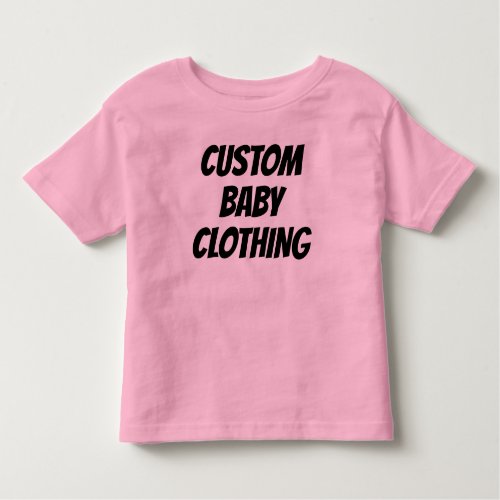 Custom Toddler T_Shirt Blank Template