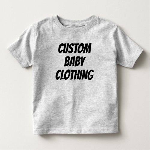 Custom Toddler T_Shirt Blank Template