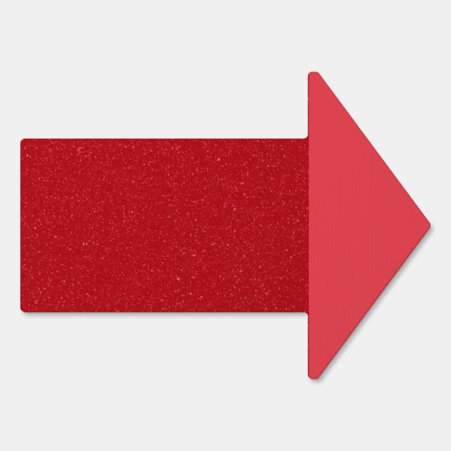 Custom Tomato Red Arrow Sign Right Noise Effect (Back)