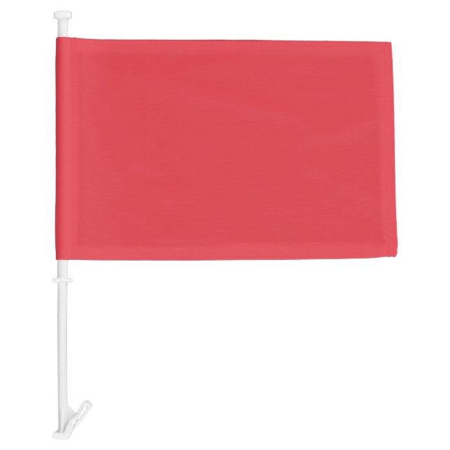 Custom Tomato Red Car Flag (Front)